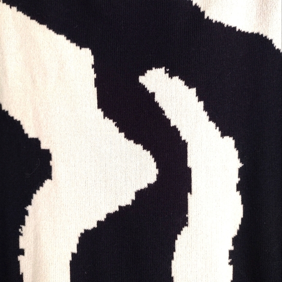 Micas Curve Zebra Print Sleeveless Knit Mini Dress - Picture 9 of 10